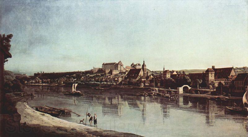 Bernardo Bellotto Ansicht von Pirna, Pirna von Kopitz aus, mit Festung Sonnenstein France oil painting art